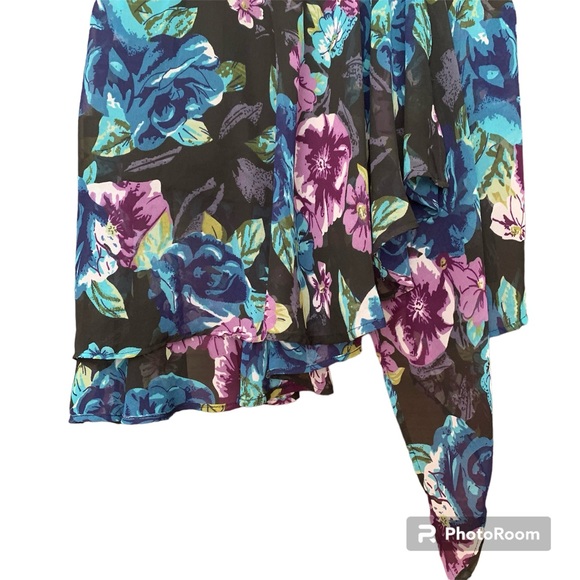 Connected Apparel Floral Slip Dress, Size Small - Picture 5 of 13